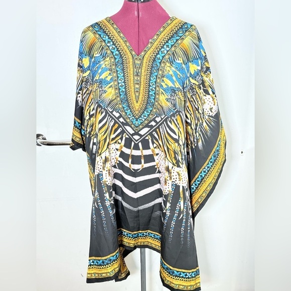 Tops - Multicolor V-Neck Women's Top